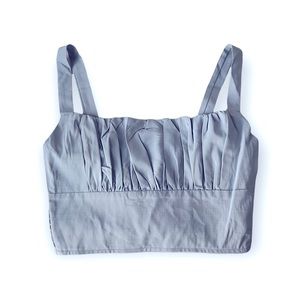 SHEIN ruched crop top